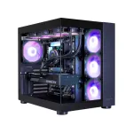 Žaidimų kompiuteris Hyrican COUGAR FV150 BK (7891) Ryzen 7 9800X3D vandens au&scaron;inimas 32GB/1TB SSD RTX 5080 Win11 Black