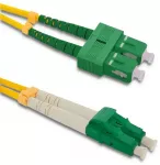 Qoltec Patchcord fiber optic SC/APC - LC/APC | Singlemode | 9/125 | G652D | Duplex | 2m