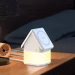 Duzzona W20 3-in-1 belaidis įkroviklis | Qi | 15W | baltas