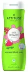 Attitude Dětsk&eacute; tělov&eacute; m&yacute;dlo a &scaron;ampon (2 v 1) Little Leaves s vůn&iacute; melounu a kokosu 473 ml