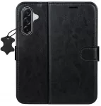 Smart Luxe odinis knyginio tipo telefono dėklas Samsung Galaxy A17 4G (A175) | A17 5G (A176) | A26 5G (A266) juodas