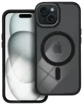 Color Edge Mag telefono dėklas su MagSafe palaikymu iPhone 15 juodas