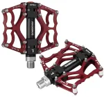 Rockbros JT201012LR 2010-12L Aluminum Platform Bicycle Pedals - Red