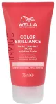 Wella Professionals Invigo Color Brilliance Drėkinamoji kaukė ploniems plaukams 75ml