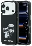 Karl Lagerfeld Smooth Karl & Choupette Bodies Sketch telefono dėklas iPhone 18 Pro | iPhone 17 Pro juodas