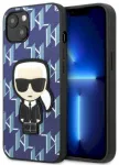 Karl Lagerfeld KLHCP13SPMNIKBL Monogram Ikonik Patch Aizsargapvalks priek&scaron; iPhone 13 mini 5,4" / zils
