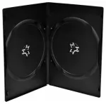 MediaRange DVD plonas dėklas 2 diskams 7mm Black 100 vnt