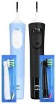 Oral-B Oral-B Vitality Pro D103 Duo, Elektrische Zahnb&uuml;rste (Black/lila, Black/Lilac Violet, inkl. 2. Handst&uuml;ck)