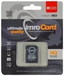 Imro memory card 8GB microSDHC cl. 10 + adapter