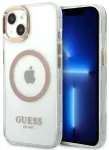 Guess GUHMP13MHTRMD dėklas iPhone 13 6,1" auksinis hard case Metal Outline Magsafe