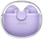 USAMS Słuchawki Bluetooth 5.1 TWS BU series bezprzewodowe fioletowy|purple BHUBU02
