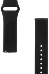 Tactical 432 universalus i&scaron;maniojo laikrodžio dirželis (20 mm) | silikoninis | juodas