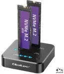 Qoltec doko stotelė | USB-C