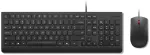 Lenovo Essential laidinis klaviatūros ir pelės rinkinys QWERTZ DE juodas