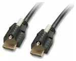 LINDY HDMI kabelis su Ethernet ir 2x A/A tipo ki&scaron;tukų užraktu 5m