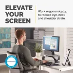 Fellowes Monitoriaus stovas iki 21" Maks.10KG reguliuojamas Black