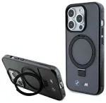 BMW BMHMP15LURSK Case MagSafe Aizsargapvalks priek&scaron; iPhone 15 Pro 6.1" / melns