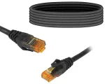 8P8C CAT6e UTP tinklo jungiamasis kabelis (patchcord) 10m juodas