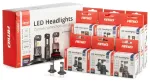 LED Headlights Hybrid series H1 H3 H4 H7 HB3 HB4 6000K Canbus 16 sets AMIO-04120