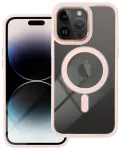 Color Edge Mag telefono dėklas su MagSafe palaikymu iPhone 14 Pro Max rožinis