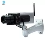 Riff RF-DM1 CCTV IR lauko kameros muliažas su judesio jutikliu ir pasukimu 3x AA battery Sidabrinis