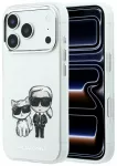 Karl Lagerfeld Smooth Karl & Choupette Bodies Sketch telefono dėklas iPhone 18 Pro | iPhone 17 Pro smėlio spalvos