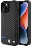 BMW PU Carbon Case Aizmugurējais Apvalks Priek&scaron; Apple iPhone 15 Plus