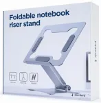 Gembird NBS-D1-03 Regulējams klēpjdatora statīvs / sudraba
