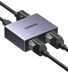 Gigabit Ethernet Splitter 1 to 2 RJ45 (8P8C), Silver