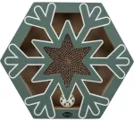 Nagu asināmais - Trixie Xmas snowflake with balls, cardboard, 33 &times; 6 &times; 28 cm