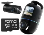 70mai Omni X800 4K set Czarna + karta 70mai SD 128GB