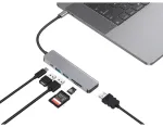 CONCEPTRONIC 6-1 dokstacija USB-C->HDMI/2xUSB-A/SD/TF/+ 15cm gr