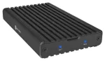 2 lizdų M.2 PCIe NVMe dėklas, USB 3.2 Gen2x2, be įrankių