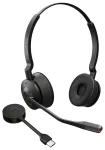 Jabra Engage 55 SE UC konvertuojamas USB-C su įkrovimo stotele