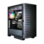 Žaidimų kompiuteris Hyrican COUGAR AIRFACE ECO BK (7545) Ryzen 9 9950X3D vandens au&scaron;inimas 64GB/2TB SSD RTX 5080 Win11 Black