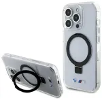 BMW BMHMP15LURST Hardcase Ring Stand M Collection MagSafe Aizsargapvalks priek&scaron; iPhone 15 Pro 6.1" / caurspīdīgs