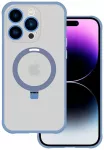 Tel Protect Magical telefono dėklas su stovu ir MagSafe palaikymu iPhone 13 Pro mėlynas