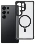 Full Matte Mag telefono dėklas su MagSafe palaikymu Samsung Galaxy S25 Ultra (S938) juodas