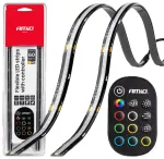 Flexible LED COB strips with controller multicolour RGB 2x30cm 12V AMIO-04579