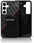 Etui AMG Double Layer Rhombs MagSafe do   Samsung Galaxy S25+ czarno-czerwony