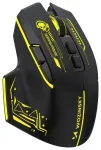 Wozinsky WMGB-1181 Wireless Optical Gaming Mouse 3200 DPI with Built-in Battery and Backlight - Black and Yellow