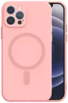 Mocco MagSilicone Soft Back Case Aizmugurējais Silikona Apvalks Priek&scaron; Apple iPhone 12 Pro Rozā