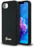 Guess Silicone Script Metal Logo MagSafe Aizsargapvalks Priek&scaron; Apple iPhone 16e