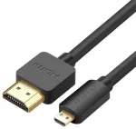 UGREEN HD127 HDMI - micro HDMI HDMI kabelis 1.5m (HDMI 2.0 4K@60Hz) / melns
