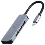 Gembird UHB-CM-U3P1U2P3-01 4-portu USB Type-C centrmezgls (1 x USB 3.1 + 3 x USB 2.0)