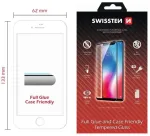 Swissten Full Face Tempered Glass Aizsargstikls Pilnam Ekrānam Apple iPhone 7 / 8 Balts
