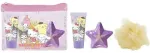 Dětsk&eacute; parf&eacute;my Hello Kitty D&aacute;rkov&aacute; sada Sprchov&yacute; gel 35 ml, bomba do koupele, myc&iacute; houba a kosmetick&aacute; ta&scaron;ka