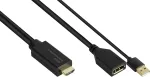 Good Connections Adapteris HDMI2.0b-St.-DP1.2-Bu. 0,3m