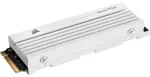 SSD 2TB CORSAIR M.2 PCI-E NVMe Gen4 MP600 PRO LPX white mažmeninė pakuotė