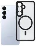 Full Matte Mag telefono dėklas su MagSafe palaikymu Samsung Galaxy S25 (S931) juodas